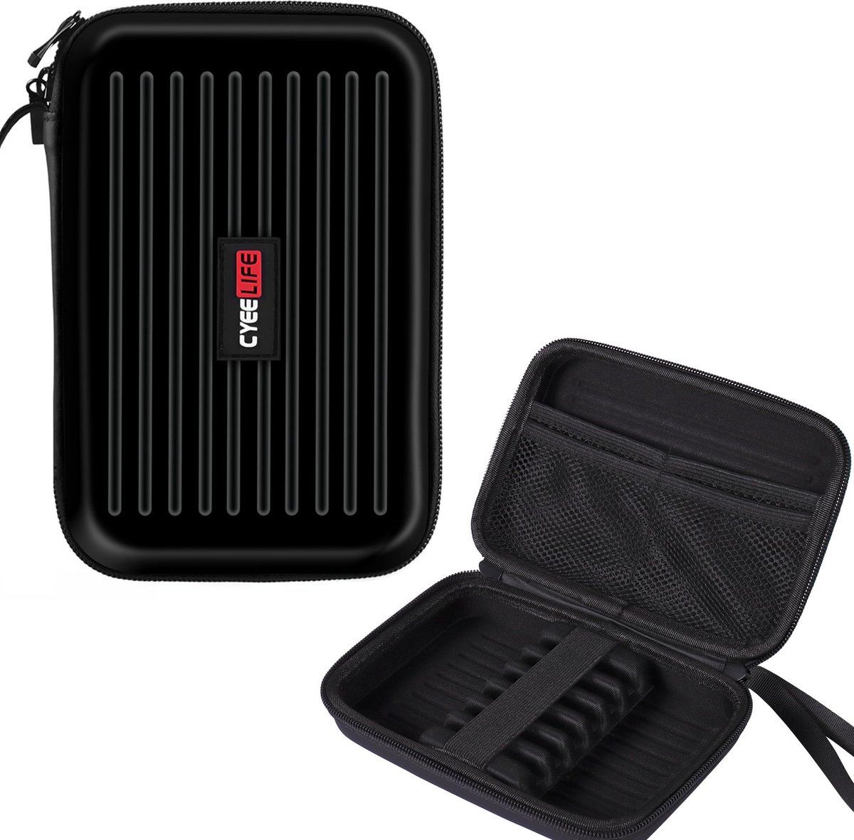 Solidchoice - Dartcase voor 6 Darts met Draagtas