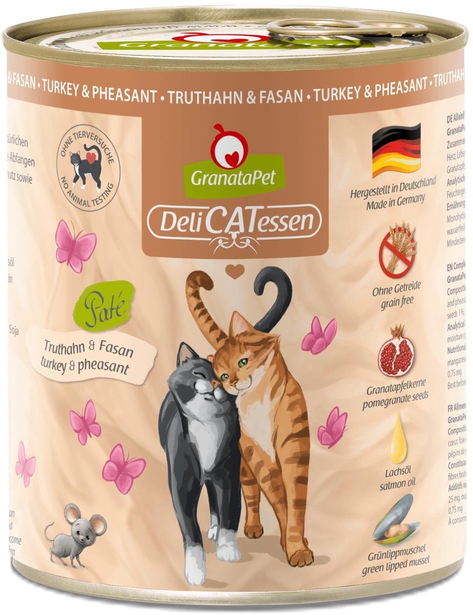 Solidchoice - DeliCATessen met Kalkoen en Fazant, Pack van 6 x 800 g