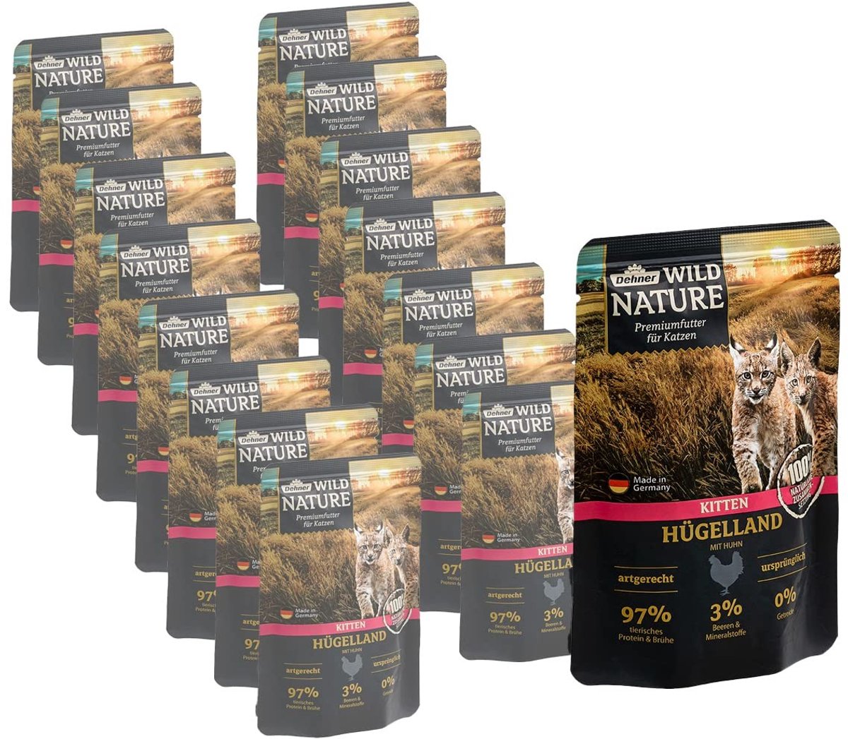 Solidchoice - Natvoer voor Katten met Kip voor Kittens, 16 x 85 g