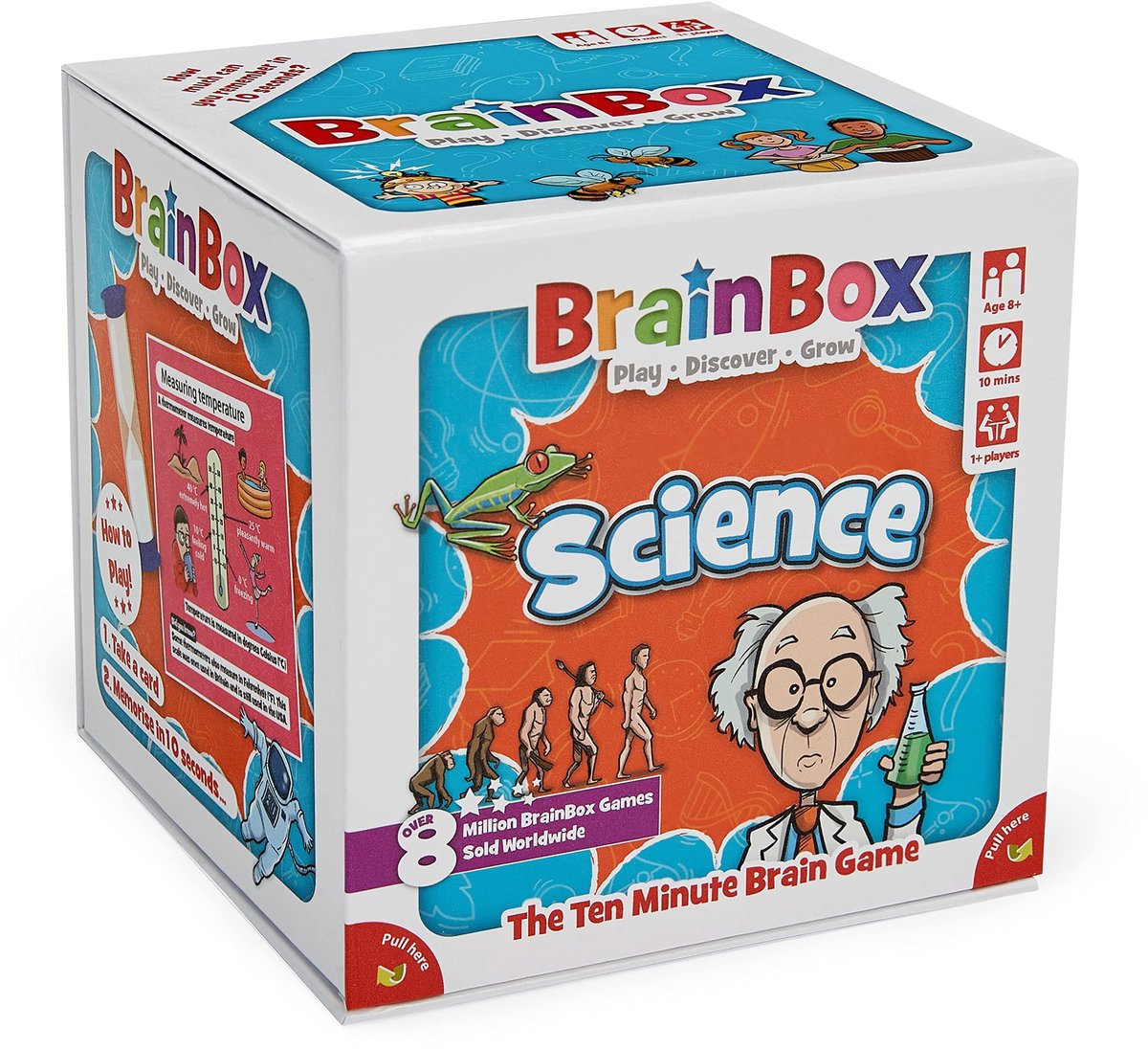 Solidchoice - Brainbox Science Kaartspel voor Kinderen van 8 jaar en ouder