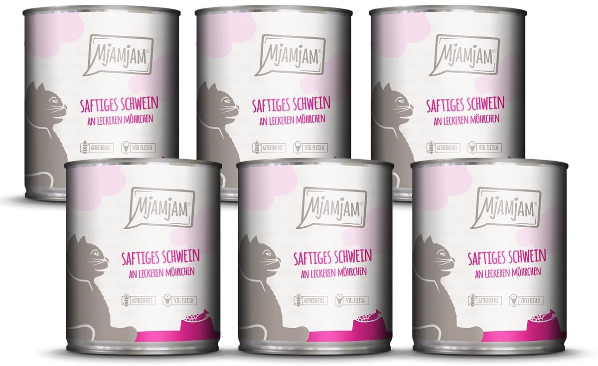 Solidchoice - Graanvrij Natvoer voor Katten met Varkensvlees en Wortelen