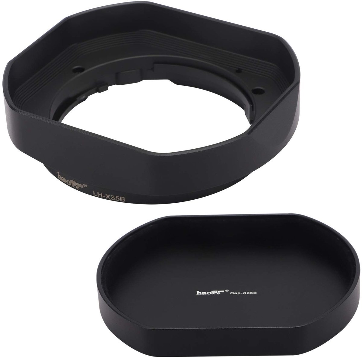 Solidchoice - Vierkante Metalen Lenskap voor Fujifilm XF 35mm f/2 R WR en 23mm f/2 R WR