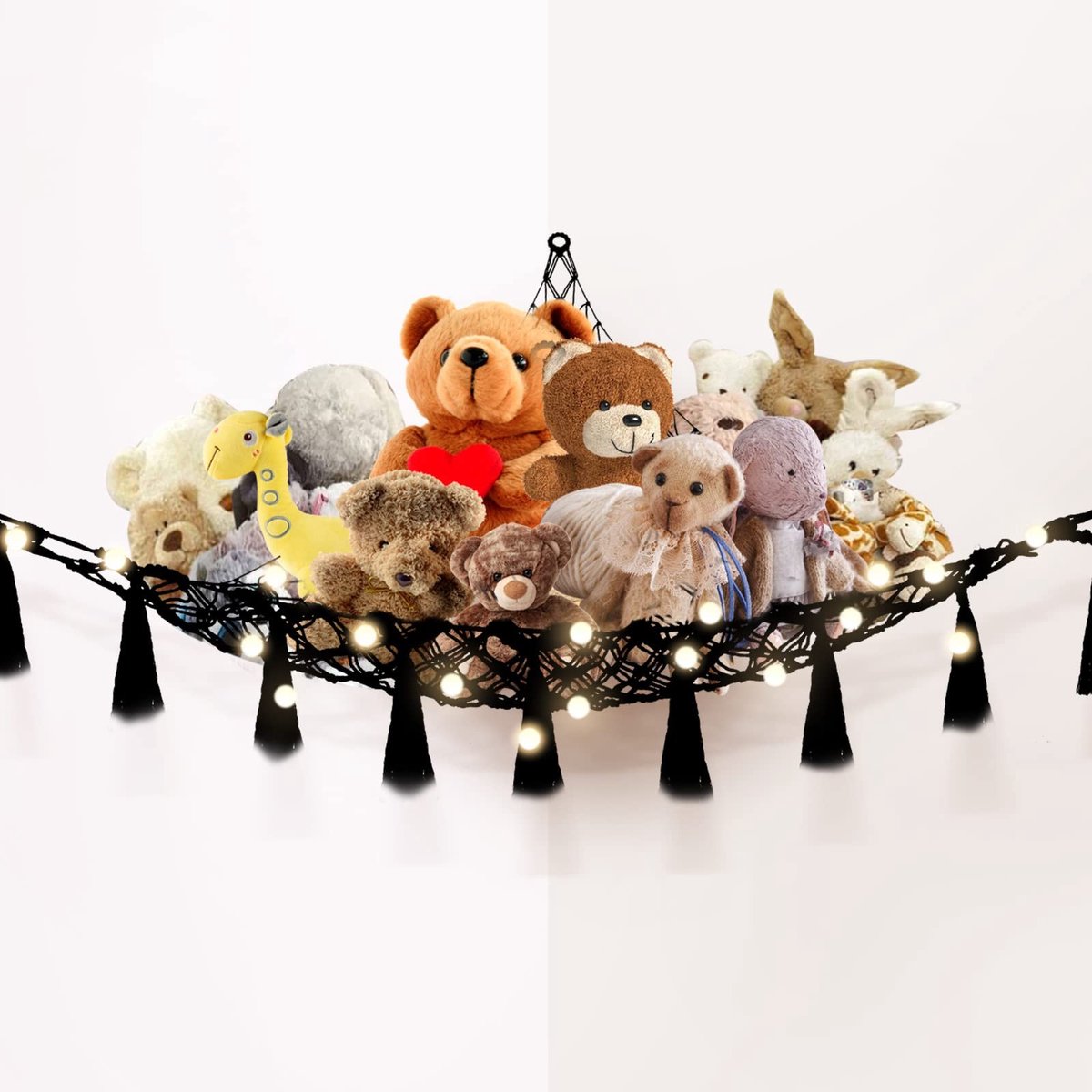 Solidchoice - Boho Macrame Hangmat voor Knuffels en Speelgoed