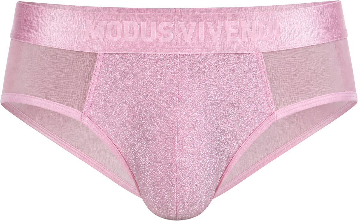 MODUS VIVENDI Delusion Classic Brief Pink - MAAT S - Heren Ondergoed - Slip voor Man - Mannen Brief