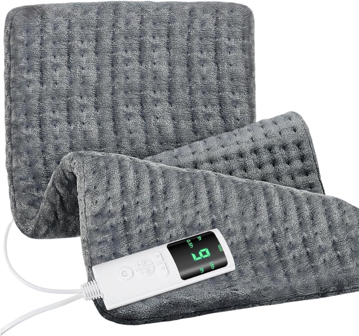 ZRNS® Elektrische Stoelverwarmer - Verwarmd Zitkussen - Warmtedeken Bureaustoel - Grijs