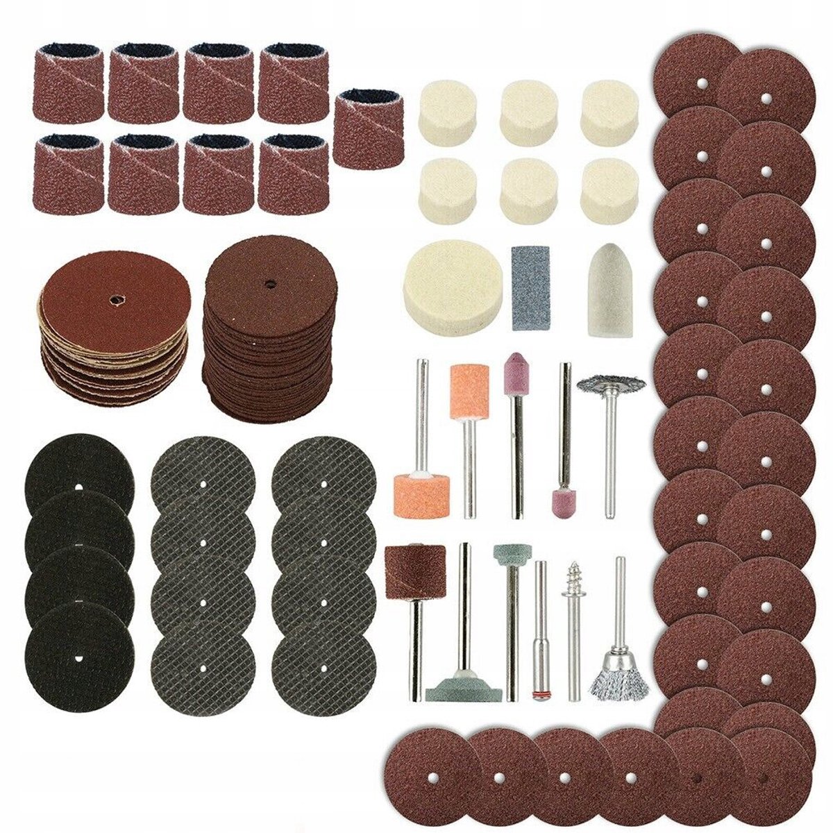 Rosfix Freesset 105 Stuks - Hoogwaardige Precisiefrezen - 3,05 mm Schacht