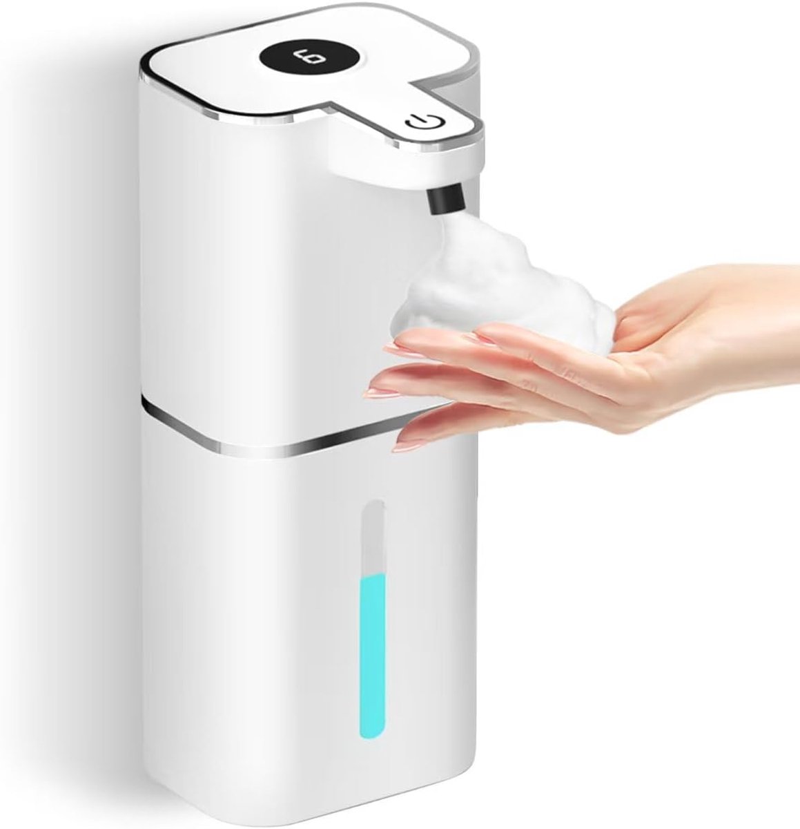 VHV Automatische zeepdispenser - Sensor Zeepdispenser 400 ml - USB-oplaadbaar met infraroodbewegingssensor - Zwart