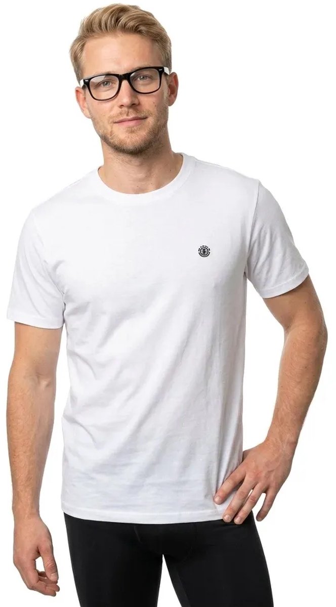 Element Crail T-shirt Met Korte Mouwen Man Wit