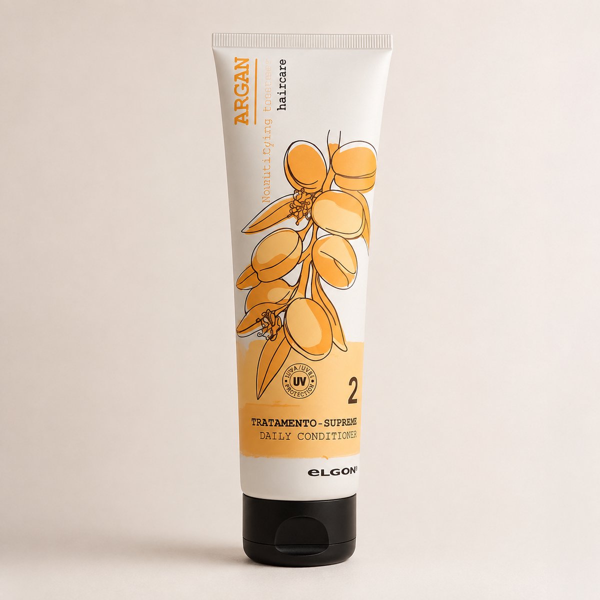 Elgon Argan 2 Supreme Conditioner 150 ml - Conditioner - Haarverzorging - Met Arganolie En Hyaluronzuur - Voor Droog En Beschadigd Haar - Geschikt Voor Alle Haartypen