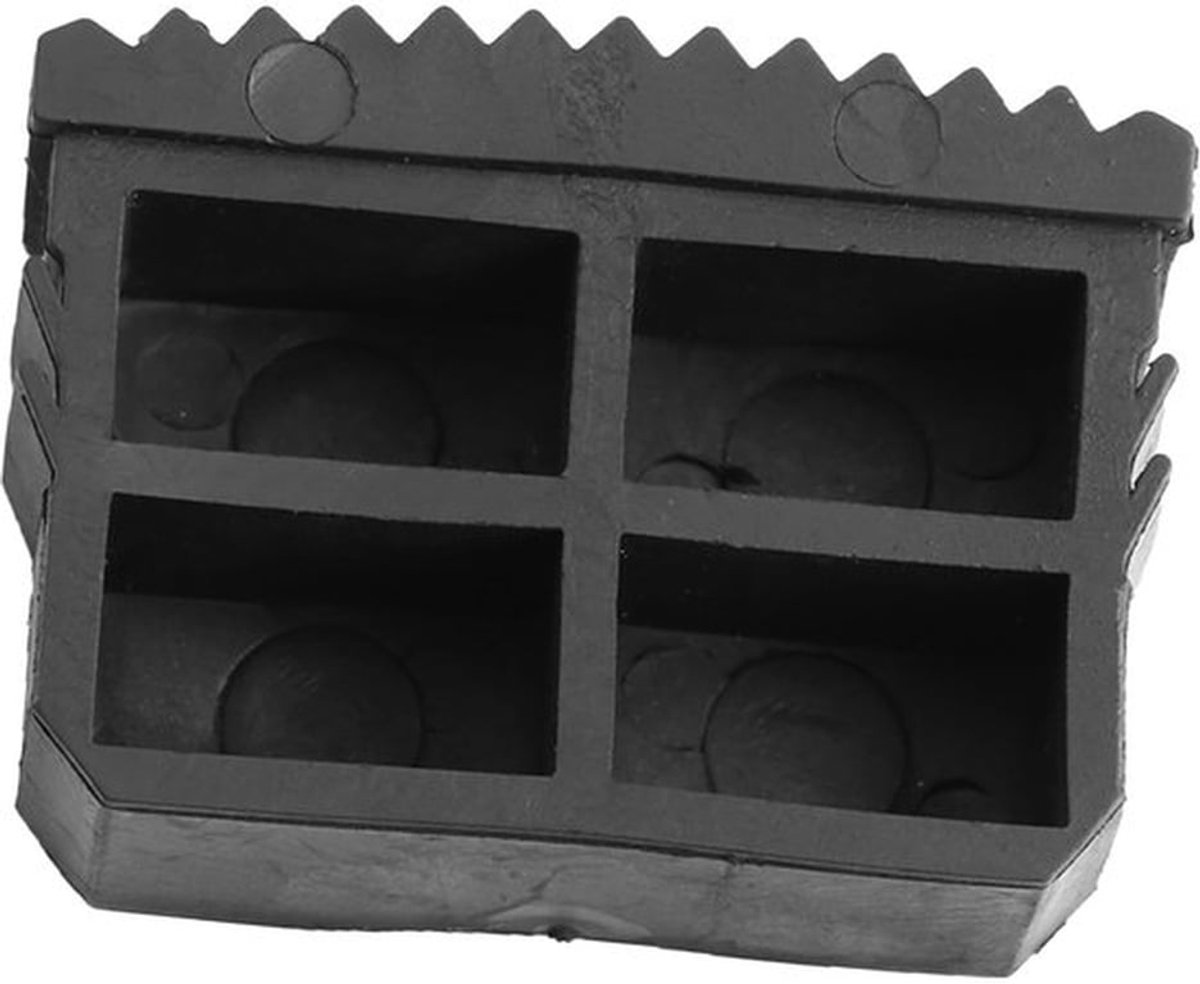 Laddervoeten Antislip - Rubberen Voeten - 1 Paar - Geschikt voor Aluminium Ladder - Binnenmaat 57 x 21 mm - Duurzaam Rubber - Ladderdoppen