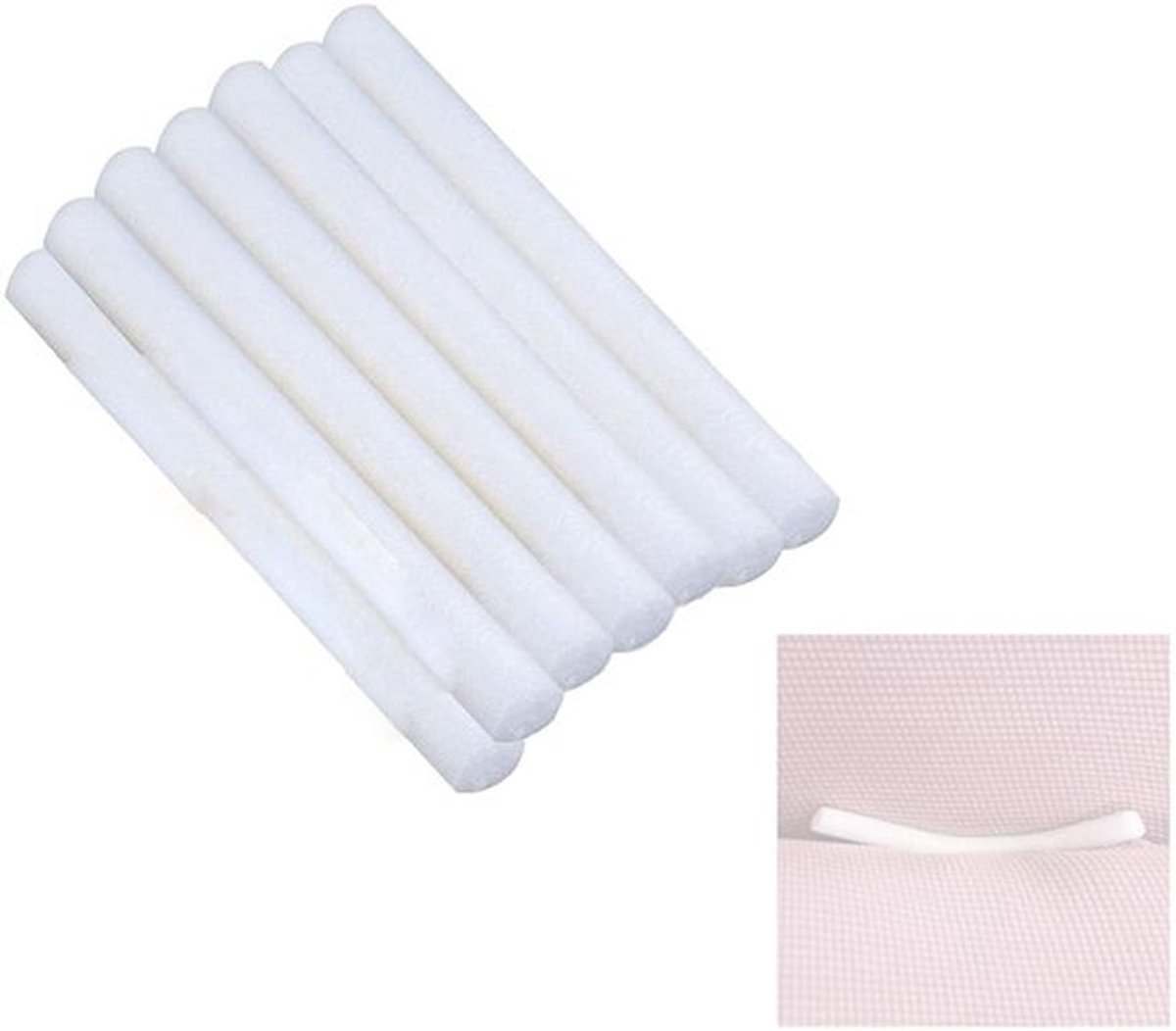 Antislip Foam 14 Stuks - Vaste Staven - Elastische Sticks - Flexibel/duurzaam - Voor Sofa/Couch/Bed - Diameter 2,4 cm - Banksteunen