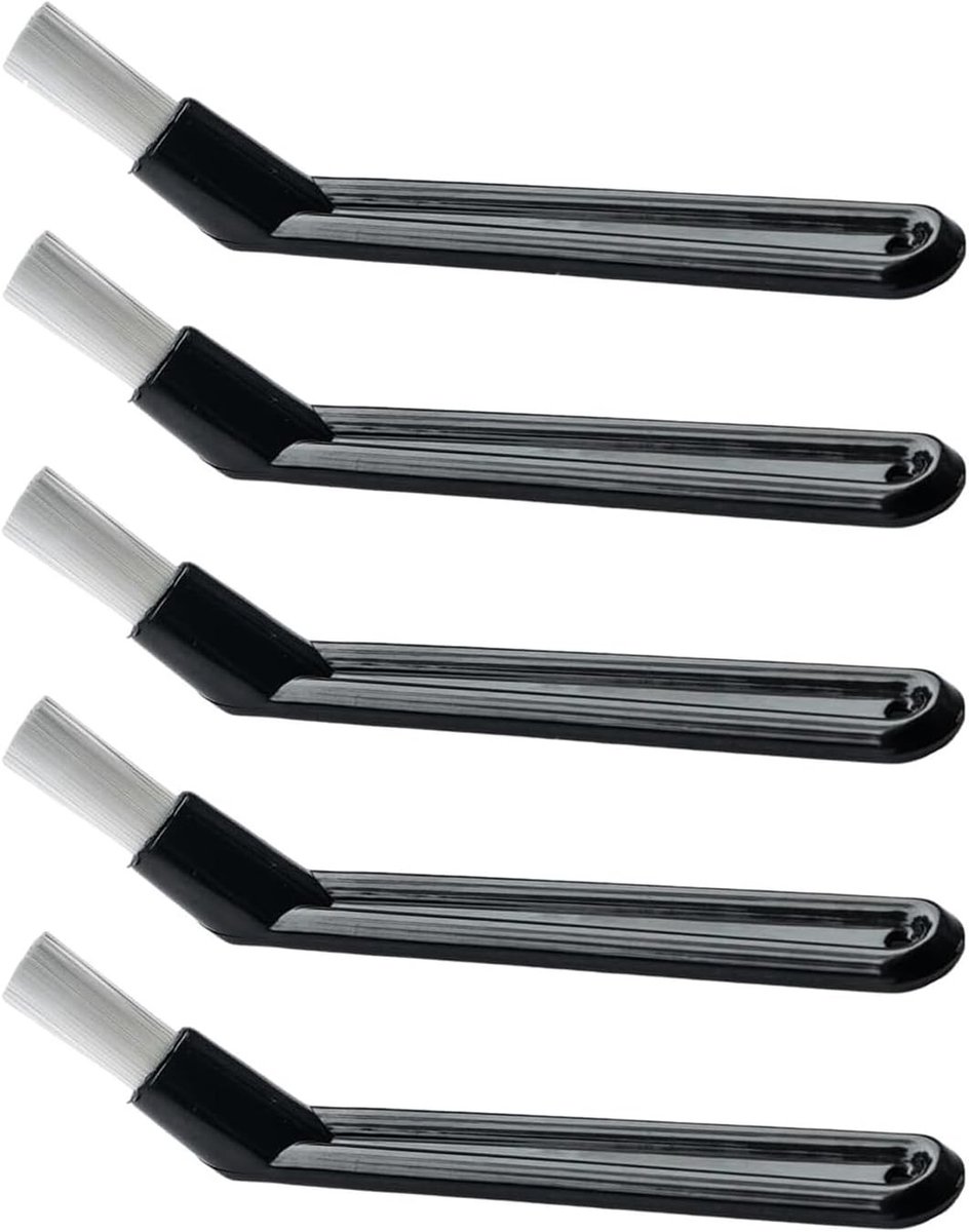 Reinigingsborstels voor Koffie - Zwart - 14 cm - Nylon Borstelharen - Voor Koffieapparatuur