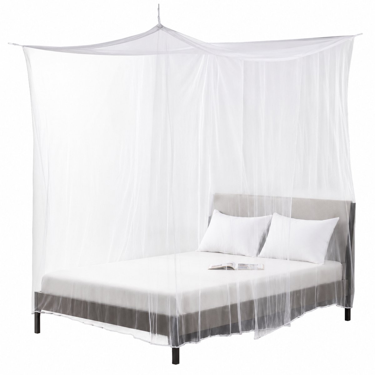 Klamboe - 180 x 200 - Muggen Net Bed - Insecten - incl Ophanging