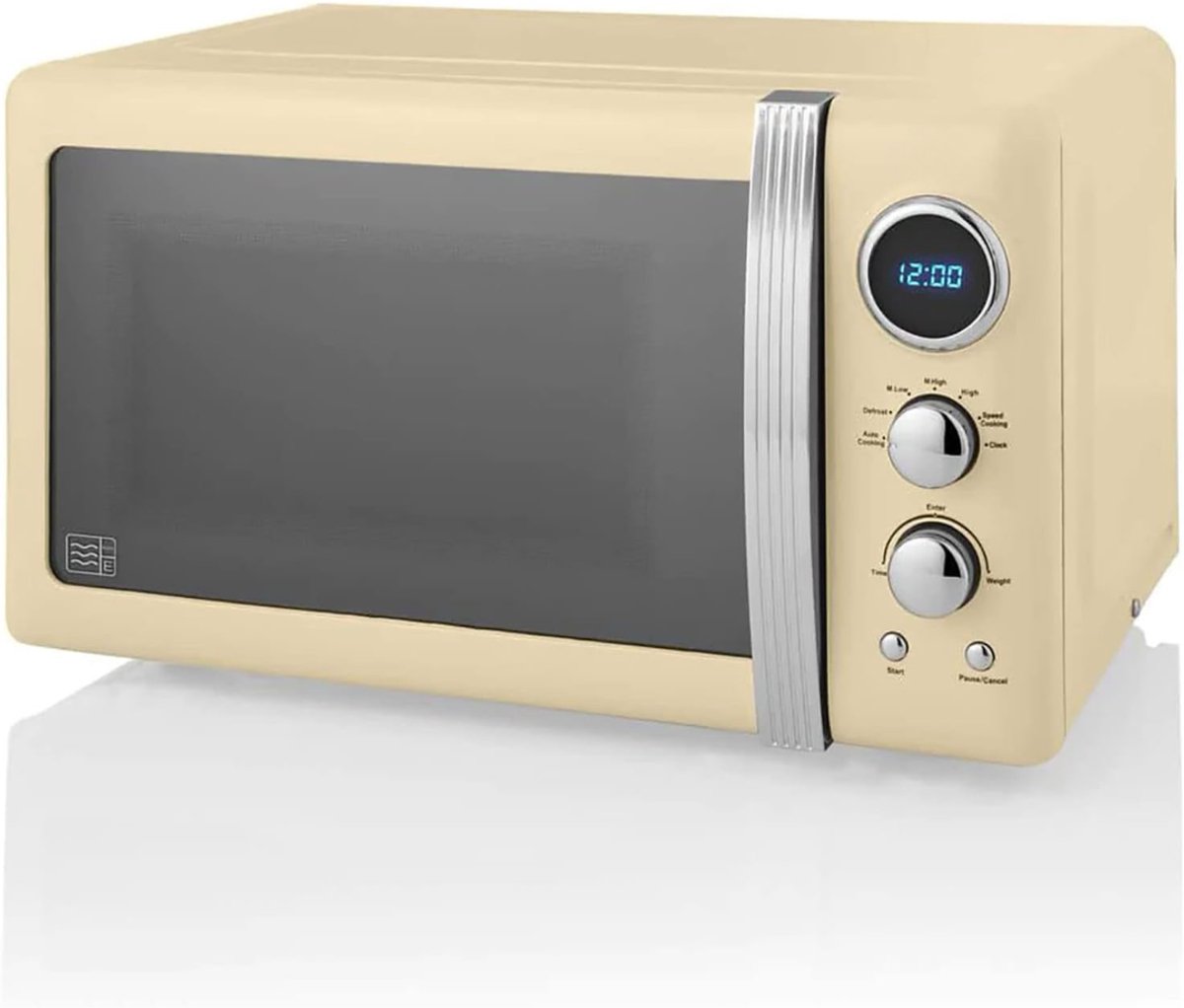 SNJY® Magnetron Vrijstaand - Microgolf - Microwave - 5 Standen - 20 Liter - 32D x 44B x 26H cm - 800 W - Crème