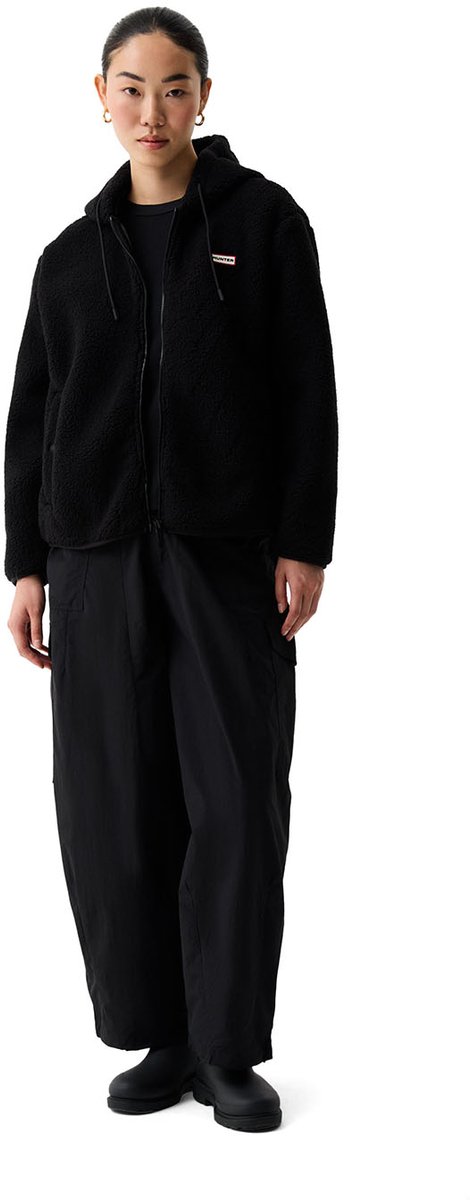 Hunter - Bonelle Borg Fleece Jacket - Dames - Fleecevest - Zwart