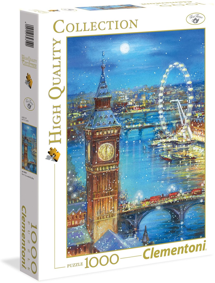 Solidchoice - 1000 Stukjes Puzzel met Kerstthema
