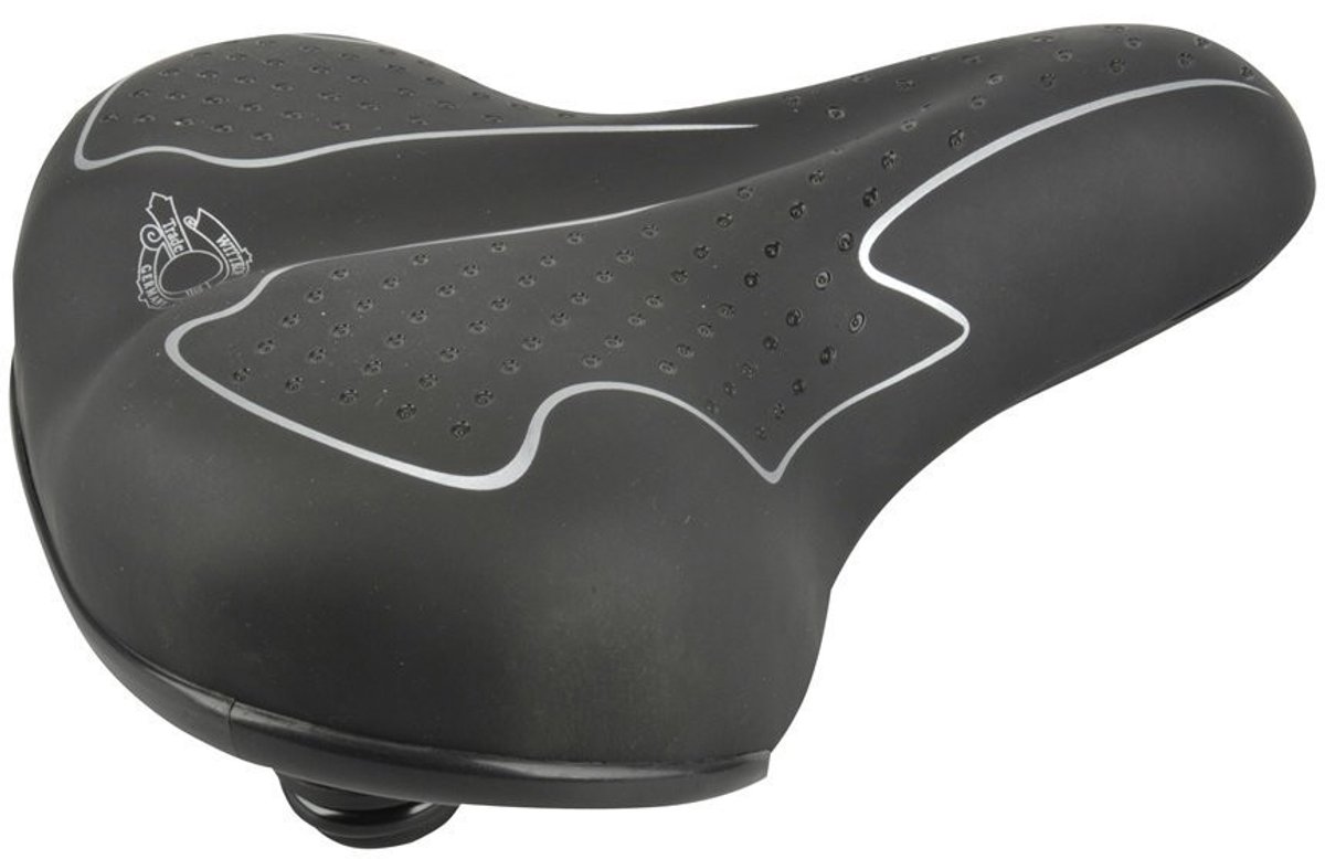 Solidchoice - City Fietszadel met Elastomeren voor Extra Comfort