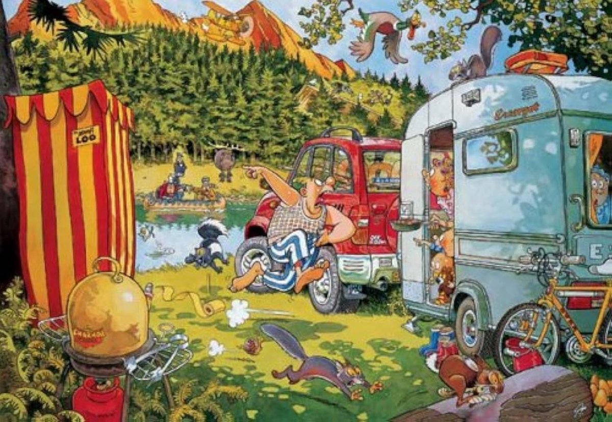 Solidchoice - Wasgij Bear Necessities Puzzel (1000 stuks)