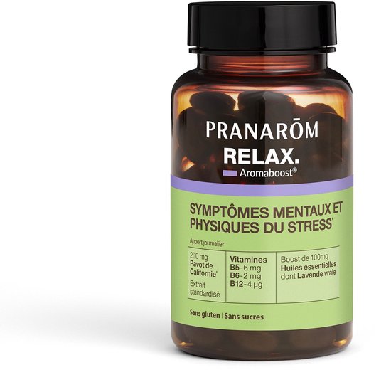 Pranarom Aromaboost RELAX | Stress 60 Capsules
