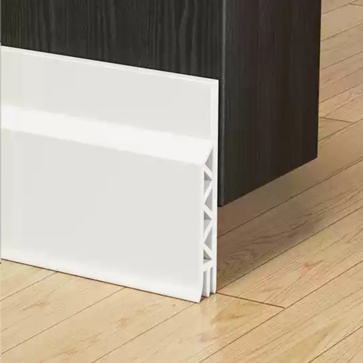 Casalora Aanpasbare Tochtstopper Deurrubber – Wit – Zelfklevende Deurrubber – Snelle installatie – Geluids,Tocht ,Tegen Kou ,Vocht – 100 cm x 5 cm