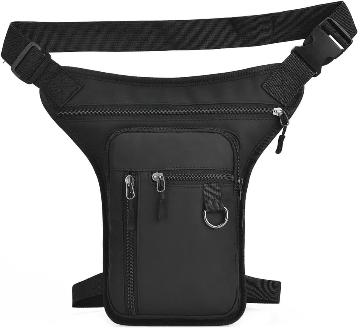 Claoner Tactische dij tas - Met beenriem - Waterdicht - Grote capaciteit - Voor wandelen motor - Zwart