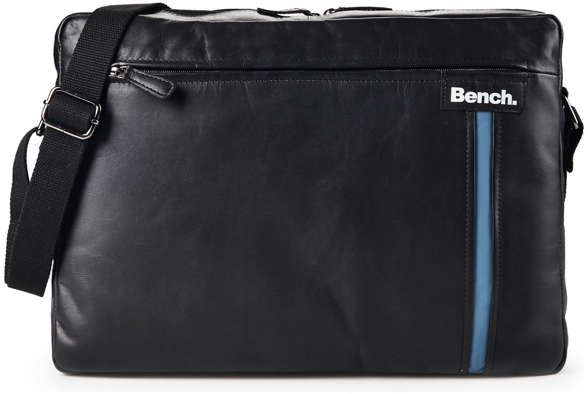 Bench Aktentas Leder 40 cm Laptopvak - 41cm (17 duim) - schwarz