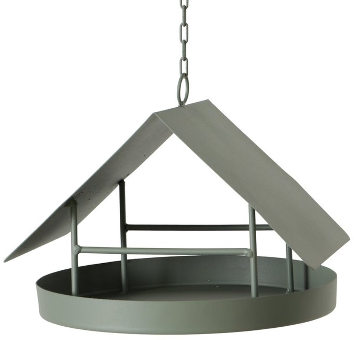 Boltze - Vogelhuisje - Vogelvoederstation - Vogelvoederplek - Hanger - Metaal - Groen - 22x26x26cm