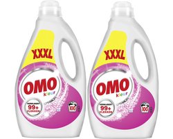 Omo Kleur 2 x 100 wasbeurten - 2 x 5 literfles - 2 Stuk
