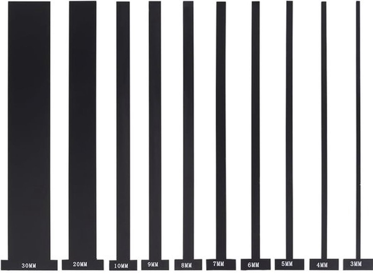 Boekbinden Gereedschap - 10Pcs Acryl Boekbinders - Handgemaakte Benodigdheden - T Vorm Spacer - Duurzaam Materiaal - Voor Dubbele Cover Structuur - Boekbindgereedschap