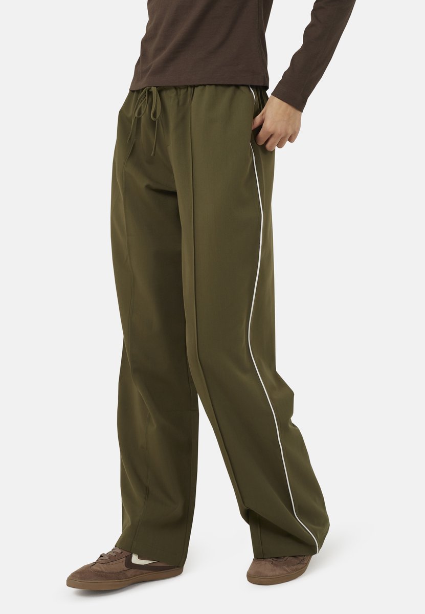Brave Soul - Broek - Polyester - Vrouwen - Maat M - kaki