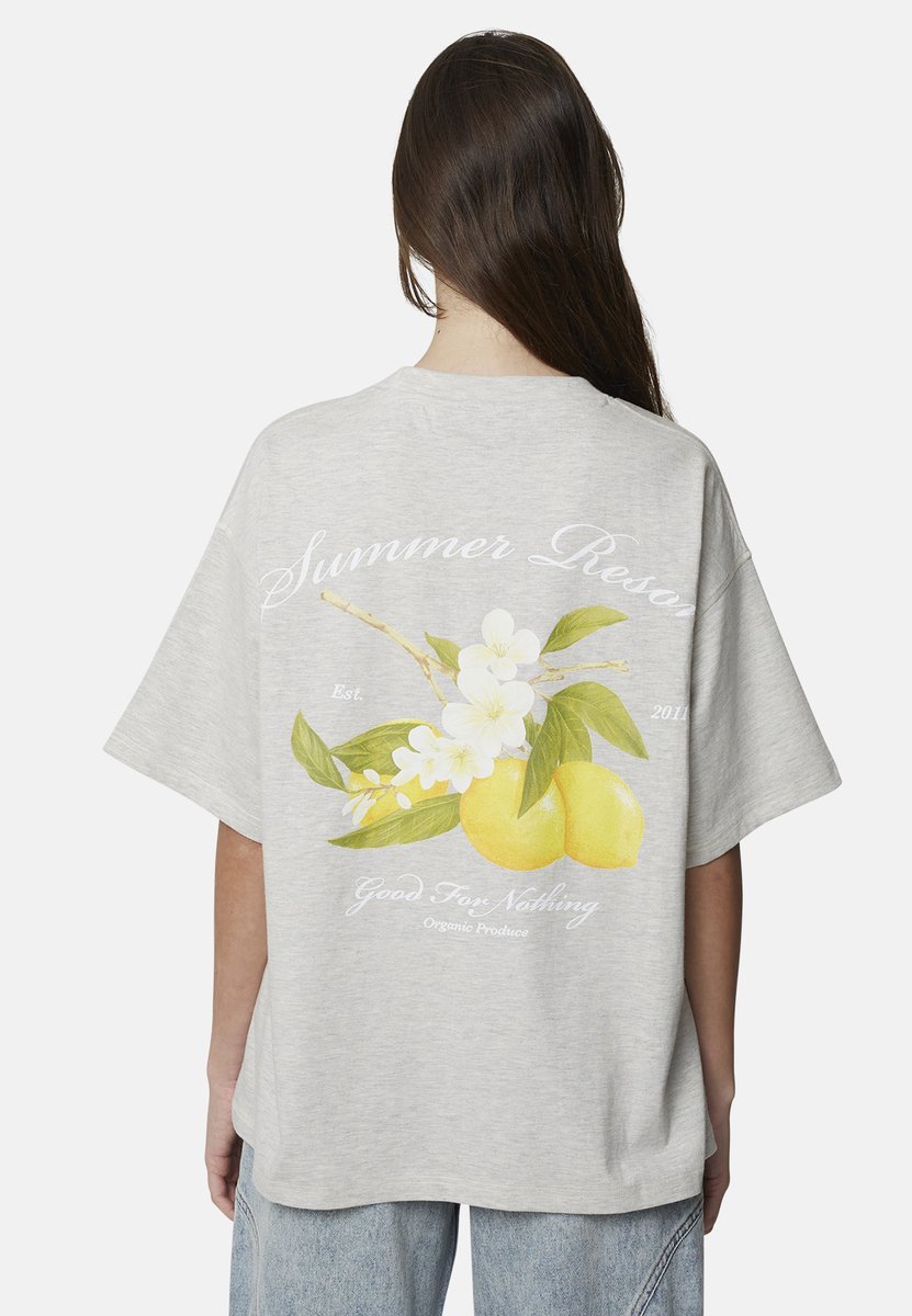 Good For Nothing - T-shirt - Katoen - Vrouwen - Maat S - grijs