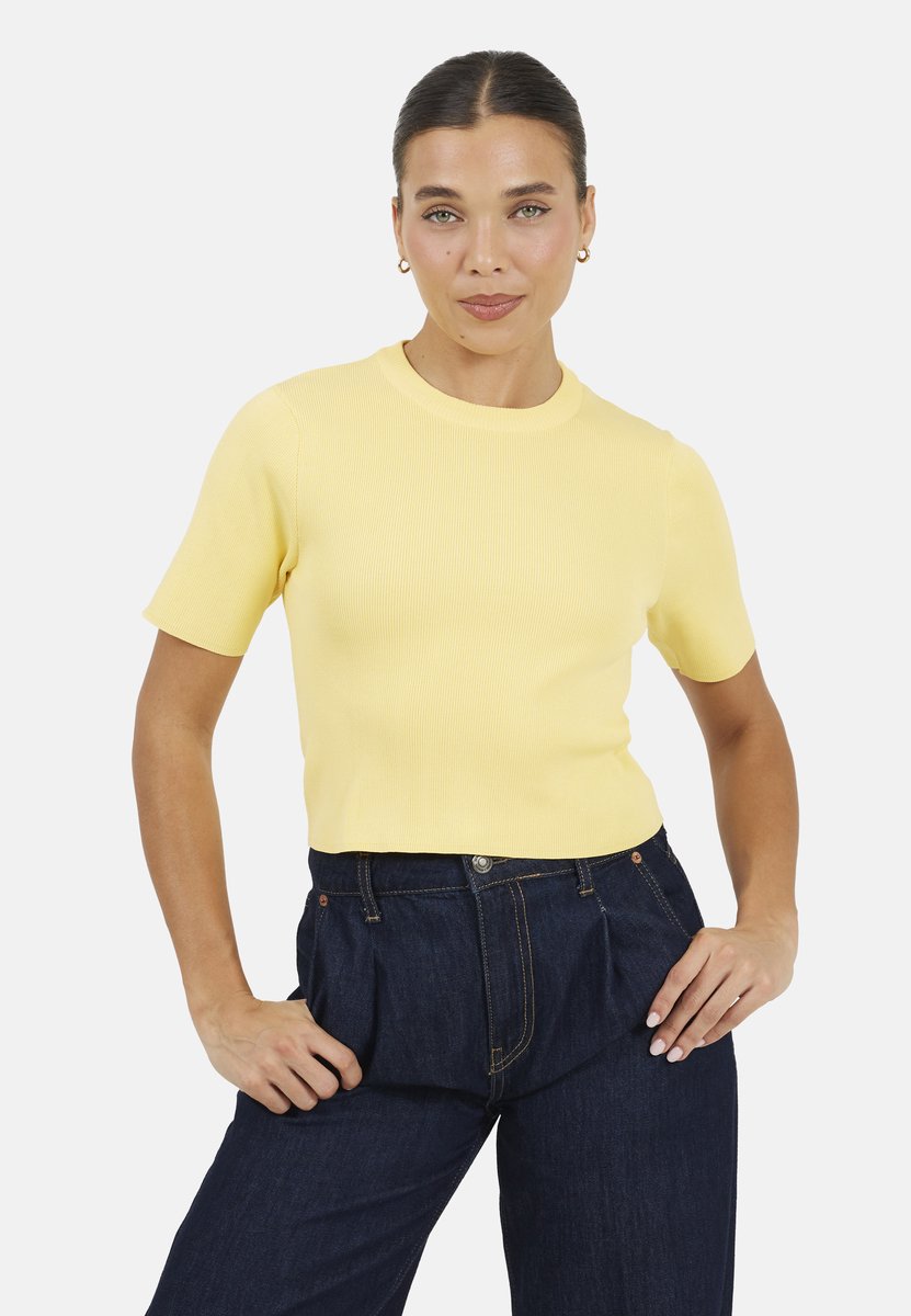 Brave Soul - Outdoortrui - Polyester - Vrouwen - Maat S - geel