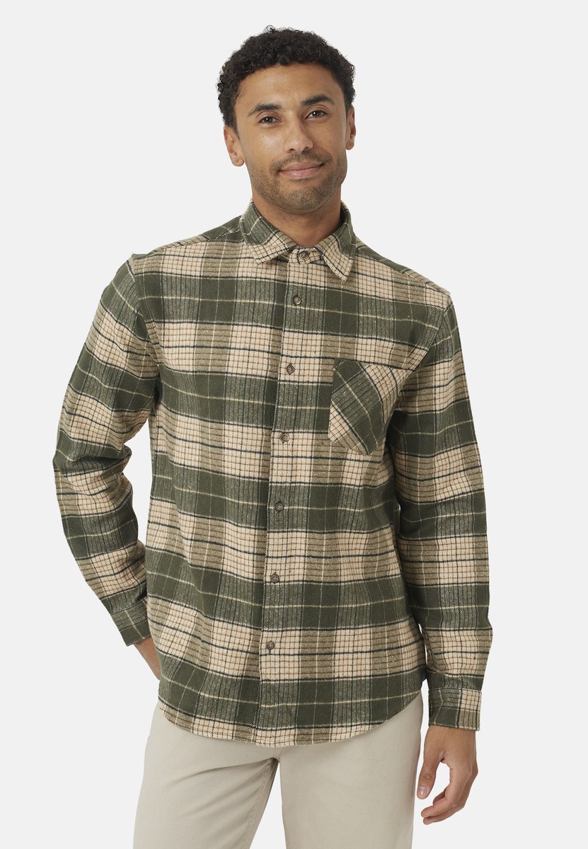 Brave Soul Outdoorshirt Katoen Mannen – meerkleurig Multicolor