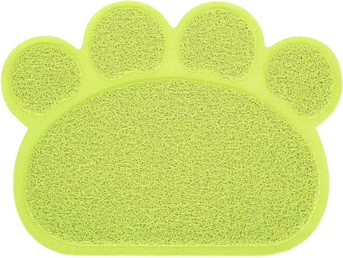 Kattenbakvulling Mat - Waterdicht - Antislip - Schrapend Effect - Geschikt voor Kleine/Middelgrote Huisdieren - 39x29,5cm - Kattenbakmat