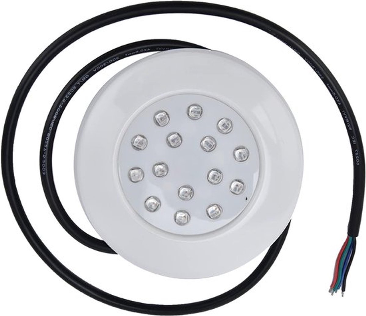 Zwembadverlichting LED-wandmontage RGB Kleurenwissel Waterdicht IP68 7W - Met Afstandsbediening - Traploos Dimbaar