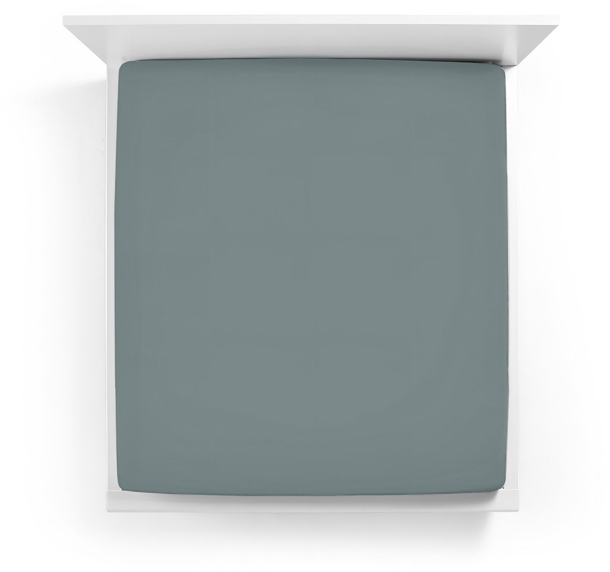 Bella Donna Jersey La Piccola Topperhoeslaken 140x190-200 cm cement-0219