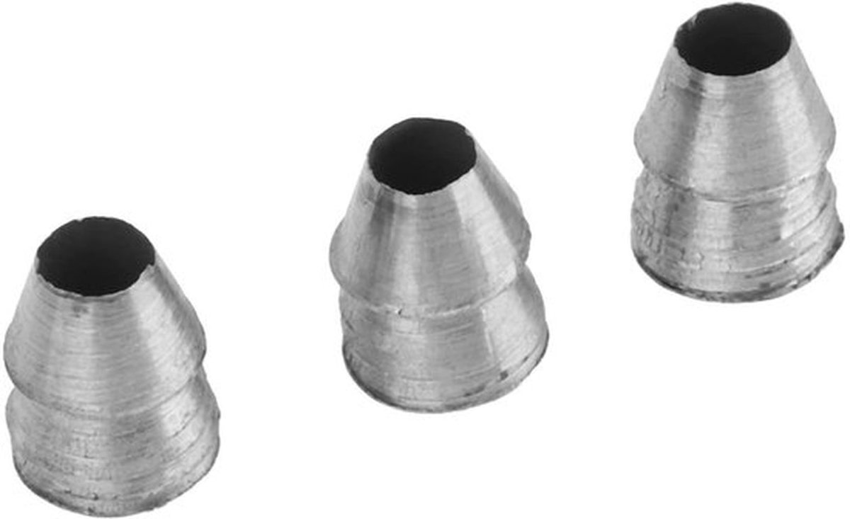 Wedge-set 20 stuks - Stalen wedges - Rond handvat