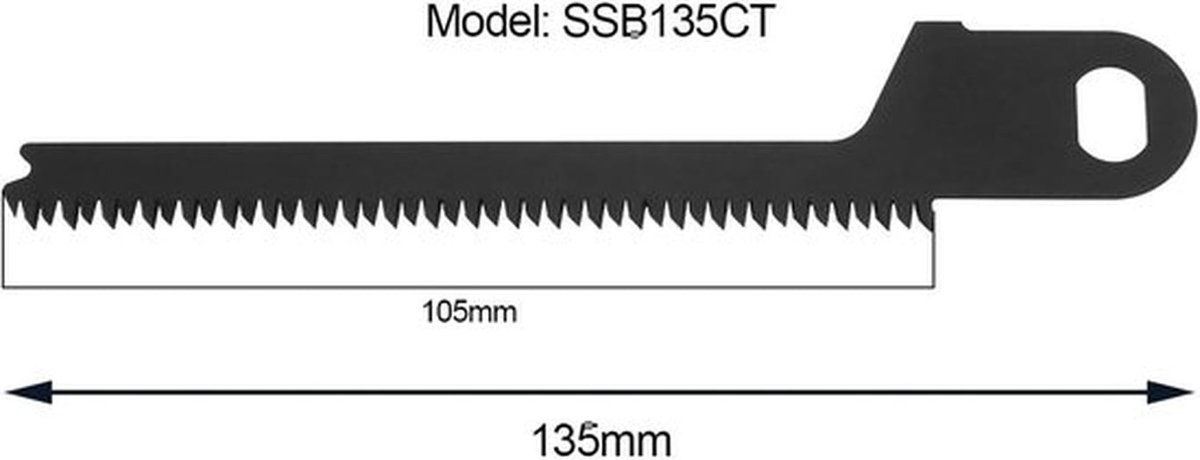 5PCS SSB135CT Zaagbladen voor Black & Decker Scorpion Zagen