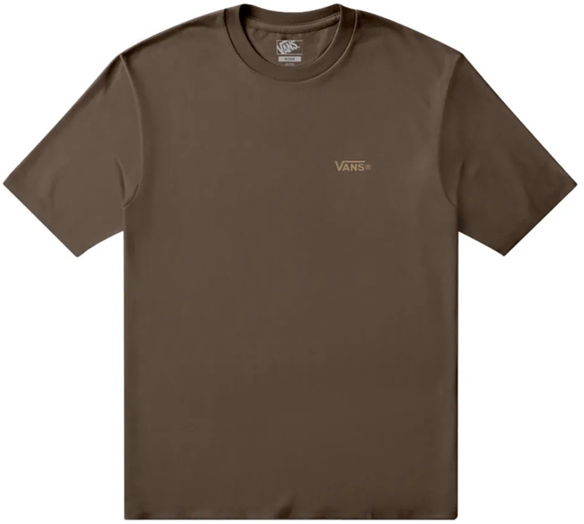 Vans New Left Chest T-shirt Met Korte Mouwen Bruin XS Man