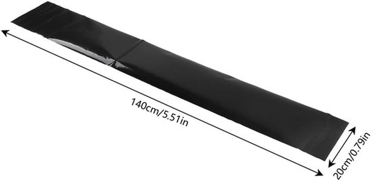 Zonbeschermingsfilm 140x20cm - Auto/Vrachtwagen/SUV - Effectieve bescherming tegen schittering - Verbeterde rijprestaties - Eenvoudige installatie met schraper - Zonnescherm