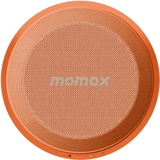 MOMAX 1-Vibe Go Magnetische Bluetooth Speaker - Draagbaar, TWS, IPX6 en 12 uur Accuduur - Oranje van Momax — afbeelding 4