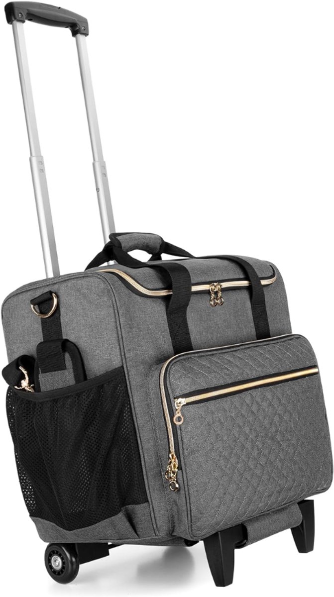 ZRNS® Laptoptrolley - Business Trolley - Laptop Trolley - Grijs