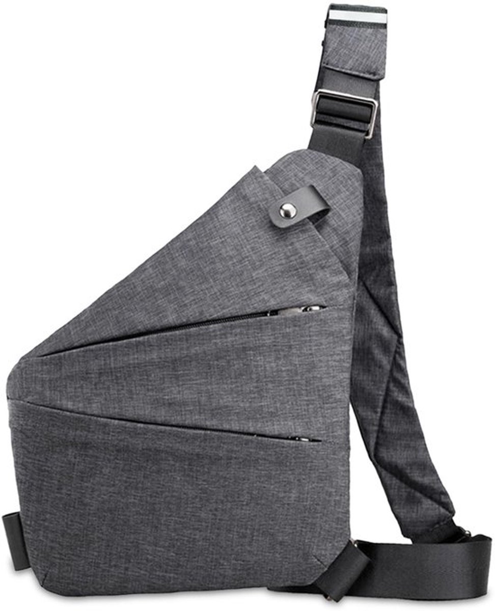 Diefstalveilige Tas Ergonomisch Ontwerp - Antidiefstal Tas - Schoudertas - Borstas - Dames/Heren - Goed georganiseerde Vakken