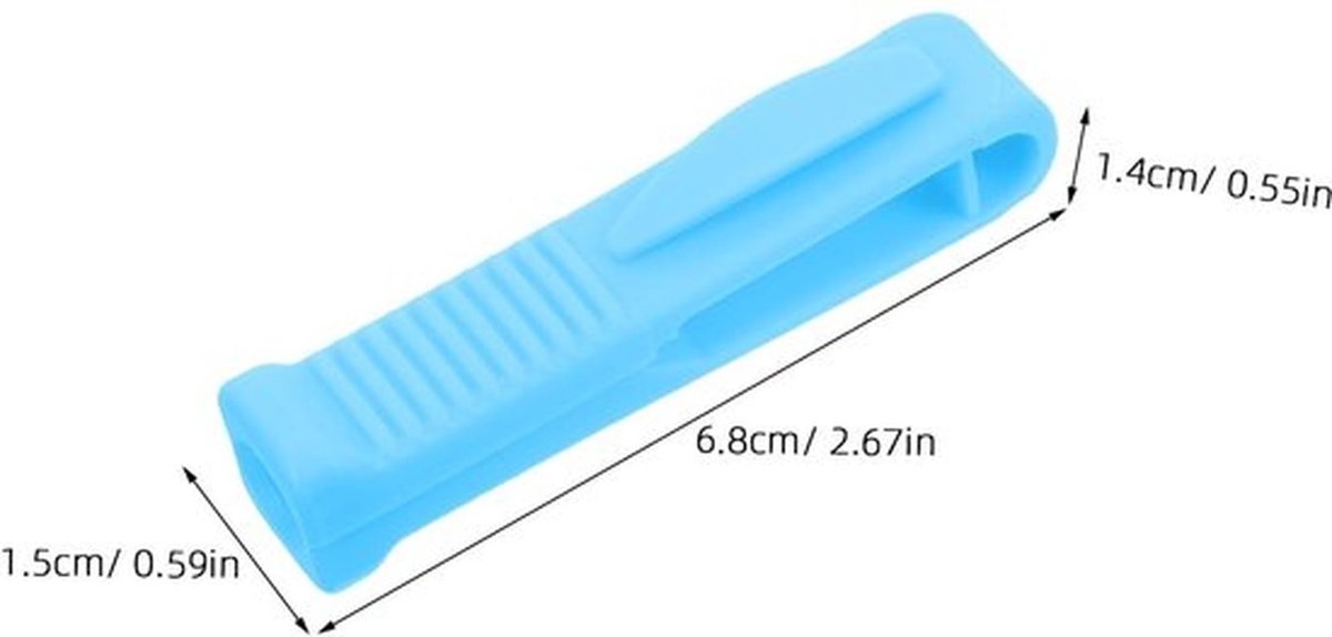 Ampullenopener 2 Stuks - Herbruikbaar Gereedschap - Geschikt voor Diverse Maten - Ergonomisch Ontwerp - Tijdsefficiënt - Blauw - Ampullenflesopener