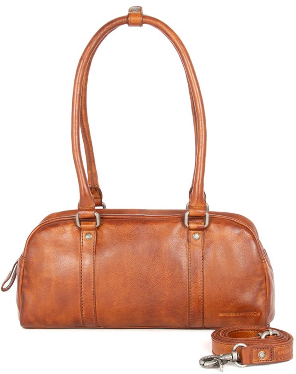 Leren Handtas - Lisa - Brandy Cognac
