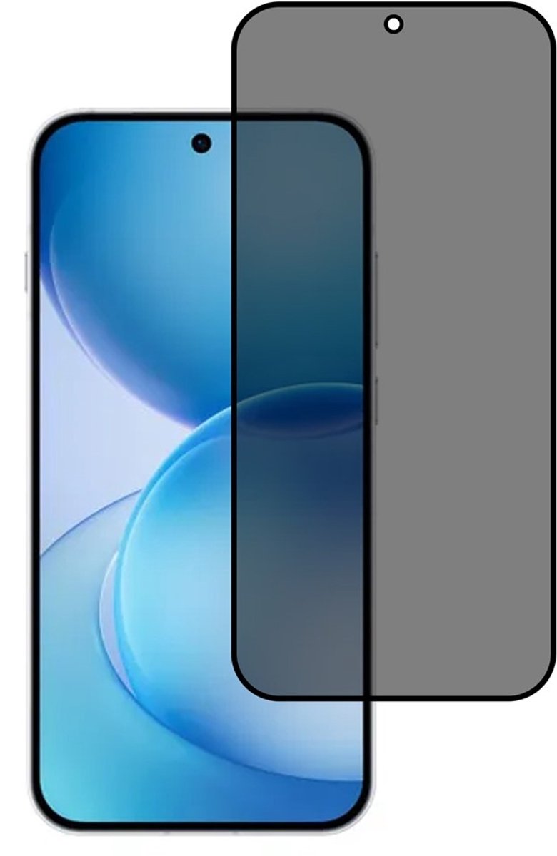 Coverup Screen Protector - Geschikt voor OPPO Reno16 / Reno16 Pro Screen Protector - Coverup Privacy Tempered Glass - Zwart