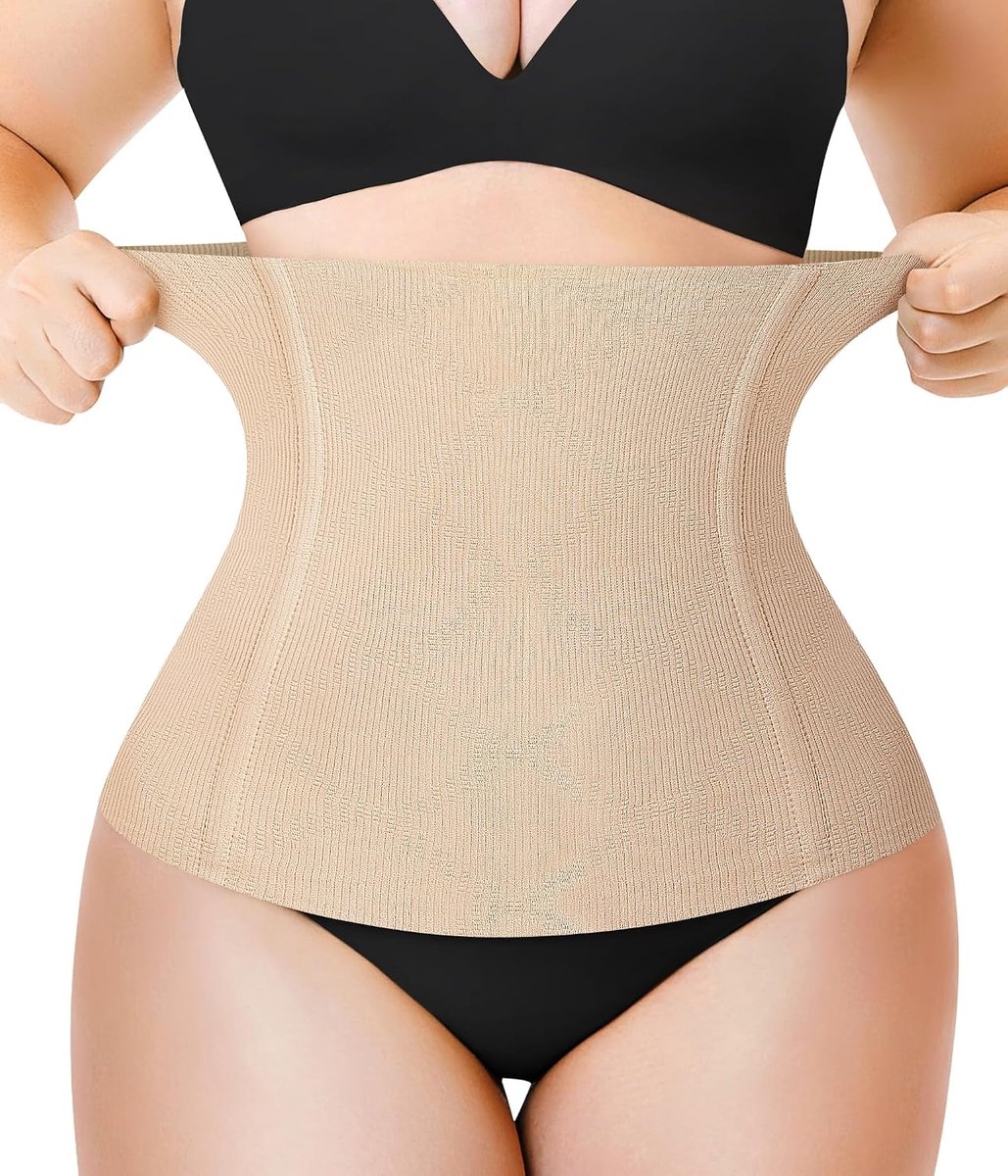 Junlan slenderness belt, invisible, flat belly - - Large, beige - ShopVlot