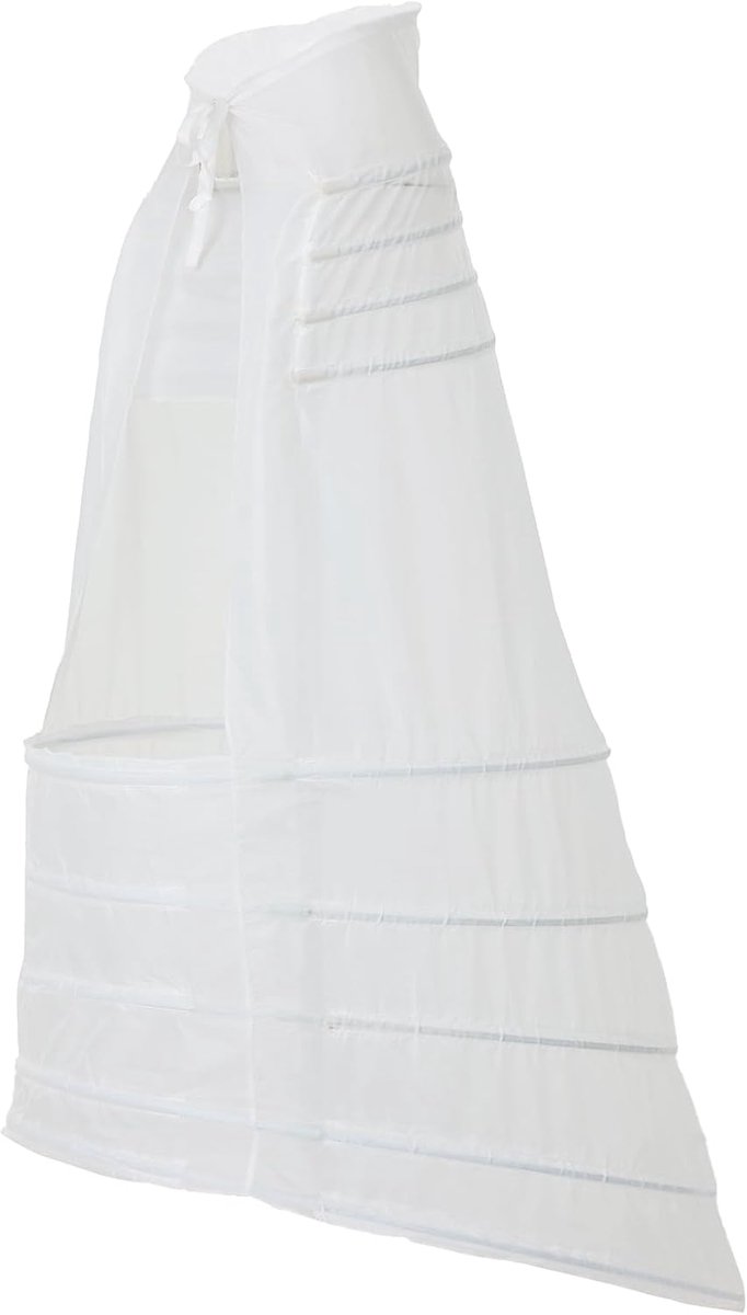 Women's 18th Basil Petticoat Pannier Bustle Cage Hoop Underskirt Victorian Crinoline for Party Ball Gown - ShopVlot