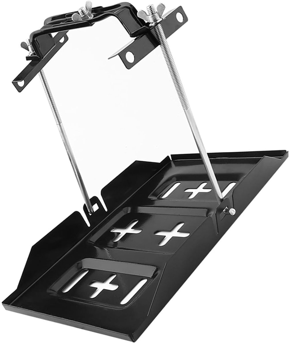 Accubak 34,3 x 20 cm - Verstelbare metalen houder - Sterk en duurzaam - Ideaal voor auto - ShopVlot