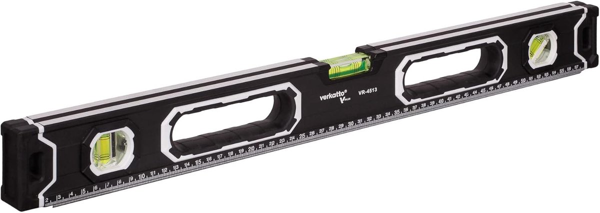 Waterpas 60 cm - aluminium met magneetsysteem - hoge nauwkeurigheid - ideaal voor precisiewerk - ShopVlot